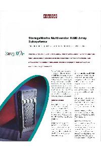 Digital Equipment Corp. (DEC) - StorageWorks Multivendor RAID Array  subsystems