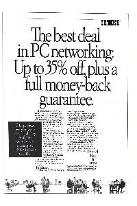 Digital Equipment Corp. (DEC) - The best deal in PC newworking: Up to 35% of, plus a full money-back guarantee.