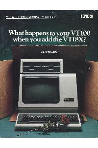 Digital Equipment Corp. (DEC) - What happen to your VT100 when you add the VT18X?