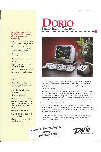 Digital Equipment Corp. (DEC) - Dorio Single Session Terminal