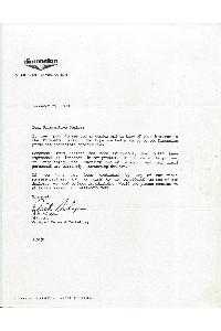 Dimension Electronics Corp. - Dimension Dealer Letter
