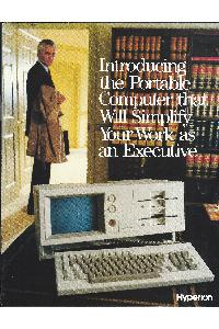 Introducing the Portable Computer that will simplify your work as an Executive