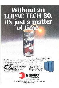 Edpac Corp. - Without an EDPAC-TECH80 Its Just a matter Of Time