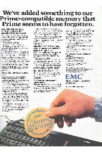 EMC Corp. - We've added something to our Prime-compatible memory that Prime seems to have forgotten.