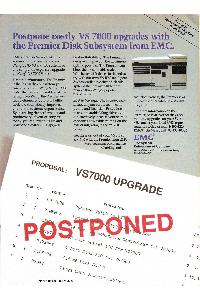 EMC Corp. - Postpone costly VS 7000 upgrades with the Premier Disk Subsystem from EMC.