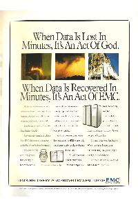 EMC Corp. - When data is lost in minutes, it's an act of god.