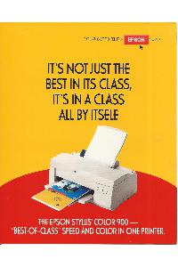 Epson - It's not just the best in its class, it's in a class all by itself