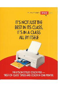 Epson - It's not just the best in its class, it's in a class all by itself
