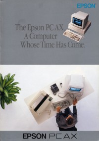 Epson - The Epson PC AX. A computer whose time has come