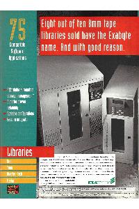 ExaByte - Eight out of ten 8mm tape libraries sold have the Exabyte name. And with good reason.