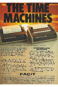 Facit Data Products - The time machines