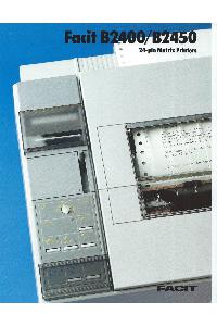 Facit Data Products - Facit B2400/B2500 24-Pin Dot Matrix Printer