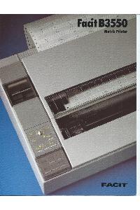 Facit Data Products - Facit B3550 Dot Matrix Printer