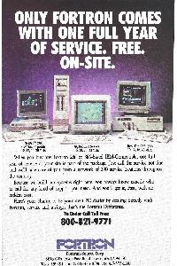 Fortron/Source Corp. - Only Fortron comes with one full year of service. Free. On-site.