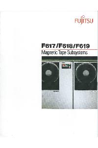 Fujitsu - Fujitsu F617 F618 F619 Magnetic Tape Subsystems