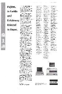 Fujitsu - Fujitsu, in GroBe und Erfahrung fuhrend in Japan.