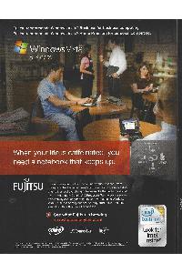 Fujitsu - When your life is caffeinated, you need a notebook that keeps up.