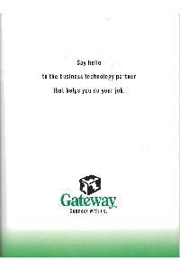 Gateway - Say hello to the business technology partner that helps you do your job.