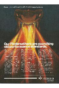 Gould Inc. - Our Firebreathers are scorching old performance standards