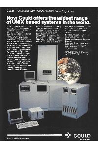 Gould Inc. - Now Gould offers the widest range of UNIX- based systems in the world.