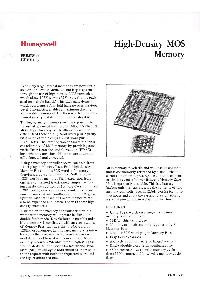 Honeywell - High-Density MOS Memoty