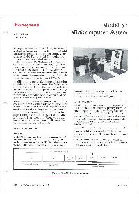 Honeywell - Model 57 Minicomputer System