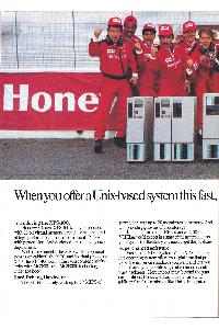 Honeywell - When you offer a Unix-based system this fast, the whole team wants to get into the picture.