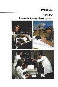 HP-75C - Portable Computing System