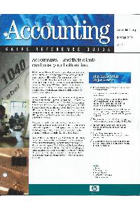 Hewlett-Packard - Accounting Sales Reference Guide