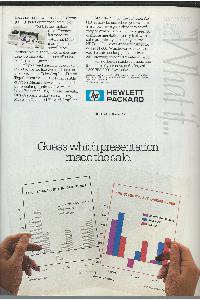 Hewlett-Packard - Guess which presentation made the sale