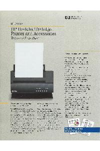 Hewlett-Packard - HP DeskJet310 Inkjet Printer and Accessories Technical Data