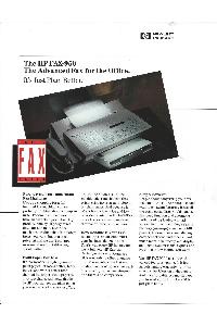 Hewlett-Packard - The HP FAX-950