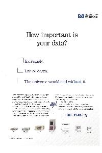 Hewlett-Packard - How important is your data?