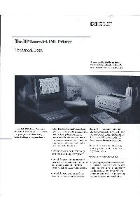 Hewlett-Packard - The HP LaserJet 4ML Printer - Technical Data