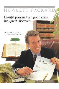 Hewlett-Packard - LaserJet printers turn good ideas into great successes.