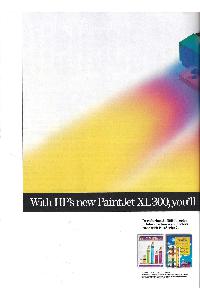Hewlett-Packard - With HP's new PaintJet XL300,you'll see what you've been missing.