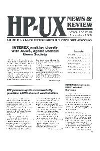 Hewlett-Packard - HP-UX News & Review - Interexpo - November 1989