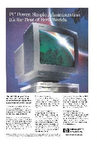 Hewlett-Packard - PC Power, Simple Administration. It's the Best of Both Worlds.