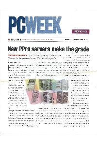 Hewlett-Packard - PC Week -New PPro Servers