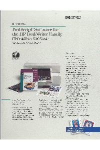 Hewlett-Packard - PostScript software For The HP-DeskWriter Family