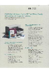 Hewlett-Packard - PostScript Software For The HP DeskWriter Family