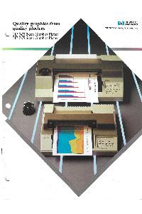 Hewlett-Packard - Quality graphics from quality plotters
