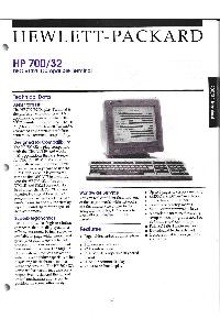Hewlett-Packard - HP 700/32 DEC VT320 Compatible Terminal