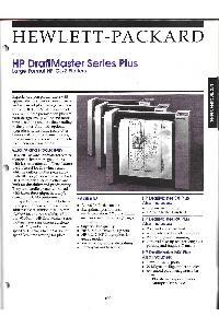 Hewlett-Packard - HP DraftMaster Series Plus Large-Format HP-GL/2 Plotters