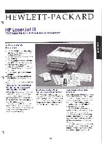 Hewlett-Packard - HP LaserJet Ill PCL 5 Laser Printer with Resolution Enhancement