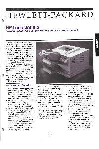 Hewlett-Packard - HP LaserJet IllSi Business Speed PCL 5 Laser Printer with Resolution Enhancement