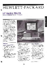 Hewlett-Packard - HP Vectra 386(25 Standard Business Personal omputer
