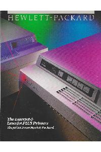 Hewlett-Packard - The LaserJet & LaserJet PLUS Printers. The Jet Set. From Hewlett-Packard.