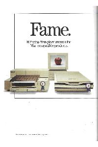 Hewlett-Packard - Fame. HP wins first-place awards for Mac-compatible products.