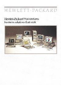 Hewlett-Packard - Hewlett-Packard Workstations: business solutions that work